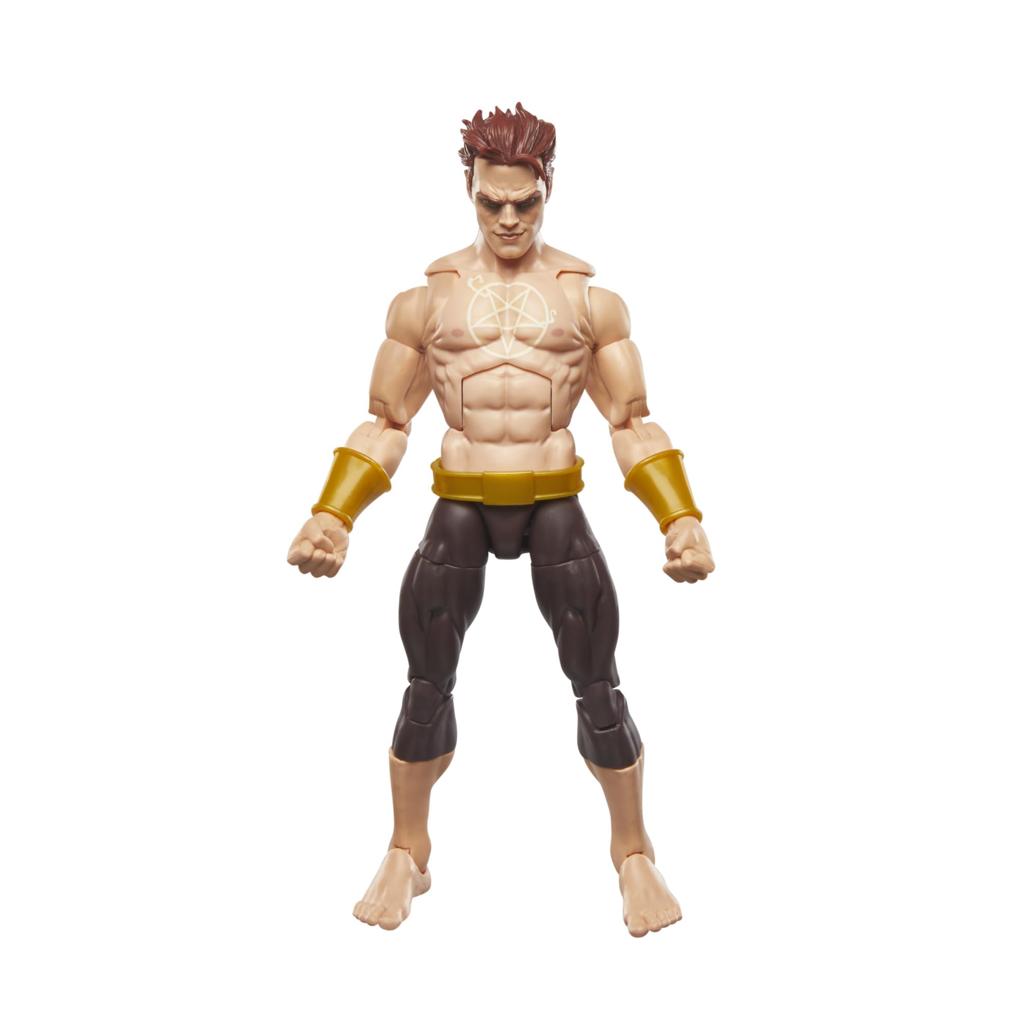 Marvel Daimon Hellstrom figure articulation points enable versatile poses.