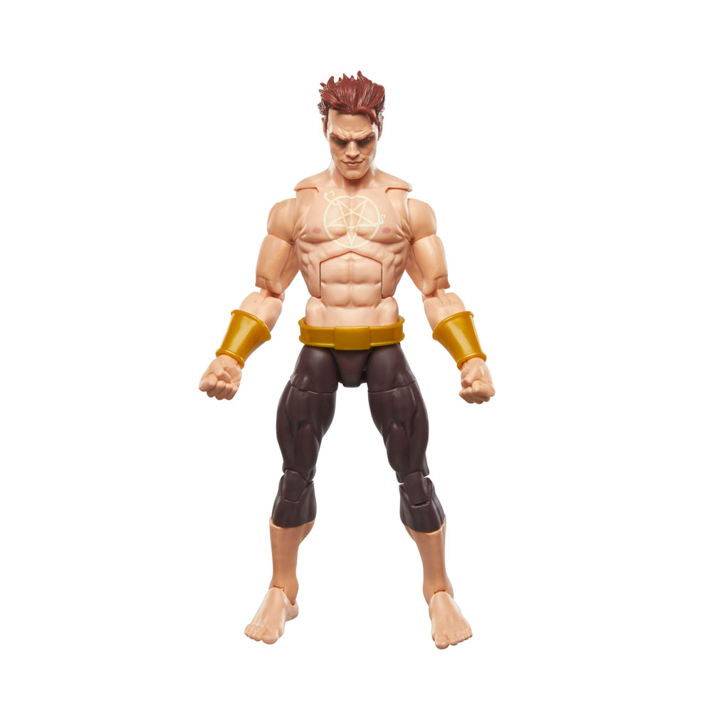 Marvel Daimon Hellstrom figure articulation points enable versatile poses.