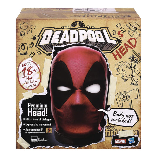 Marvel Deadpool’s Head eye motion demonstrates sensors for fun interactive posing