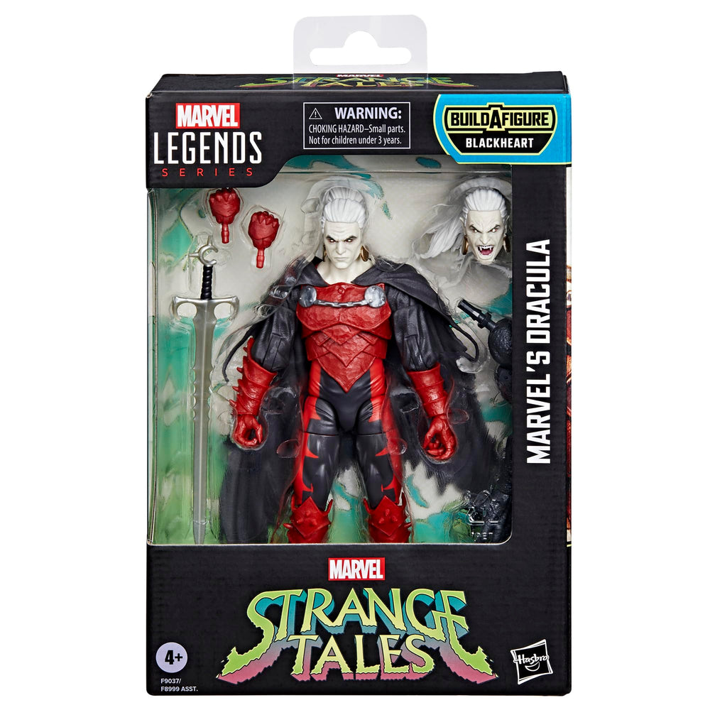 Marvel's Dracula figure articulation pose enables dynamic shelf scenes