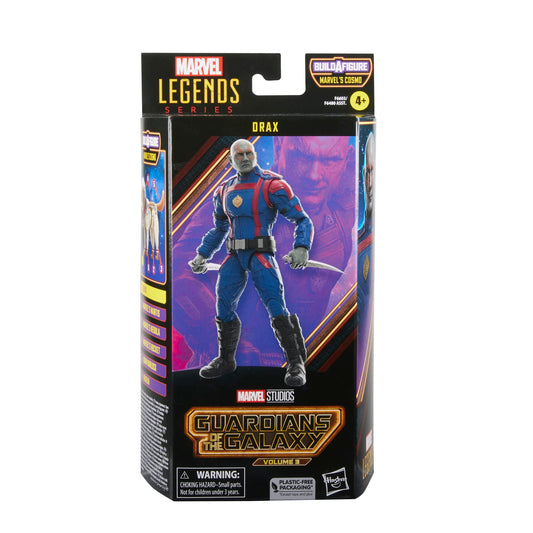 Drax figure with two movie-inspired knife accessories for dynamic scenes