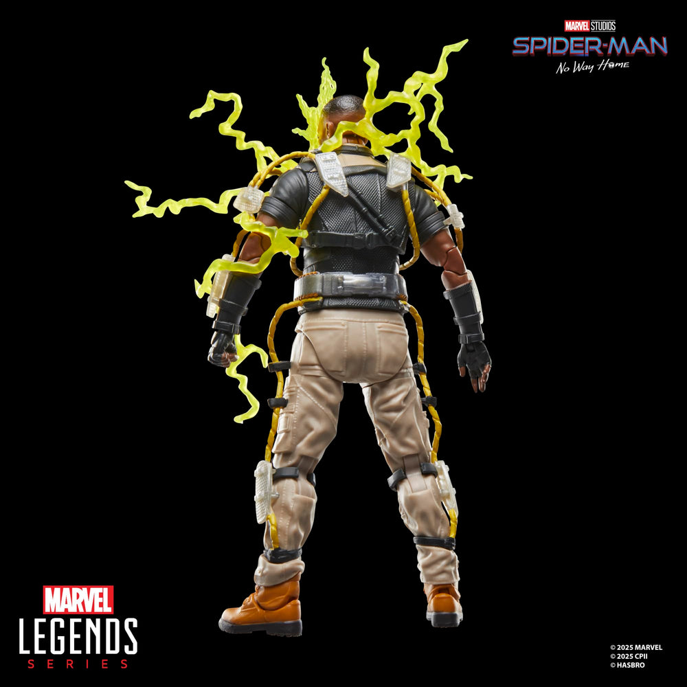 Marvel's Electro figure with fully poseable head, arms, and legs.