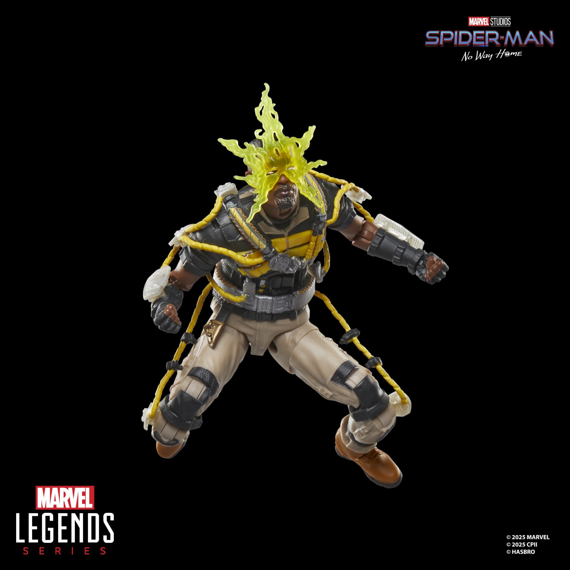 Marvel's Electro 6-inch figure with over 20 articulation points for varied poses.