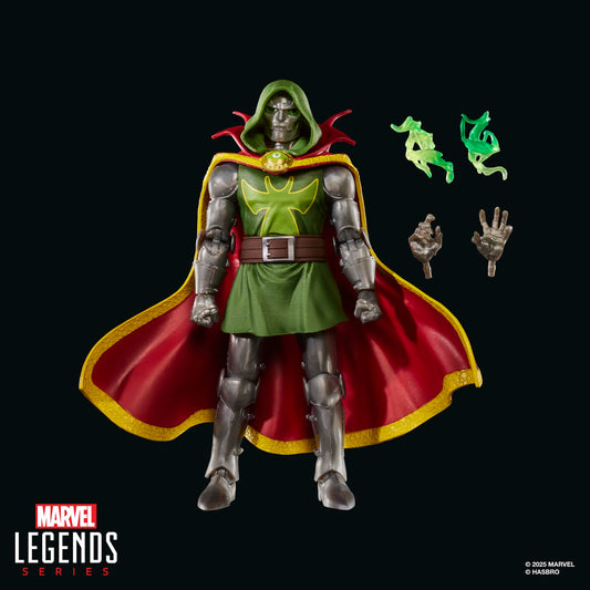 Marvel Emperor Doom figure showing articulation pose for dynamic action dioramas