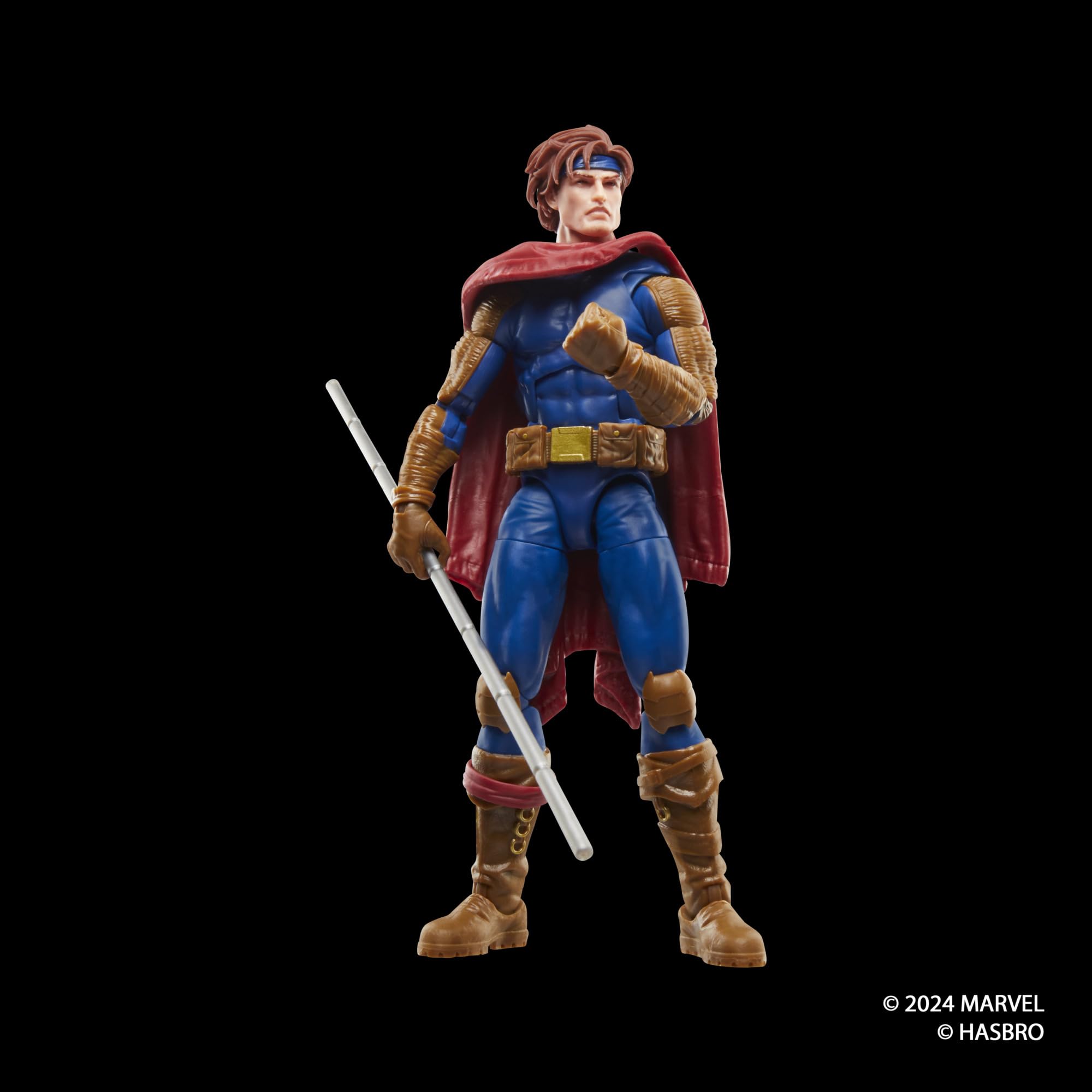 Gambit figure includes accessories to expand display options
