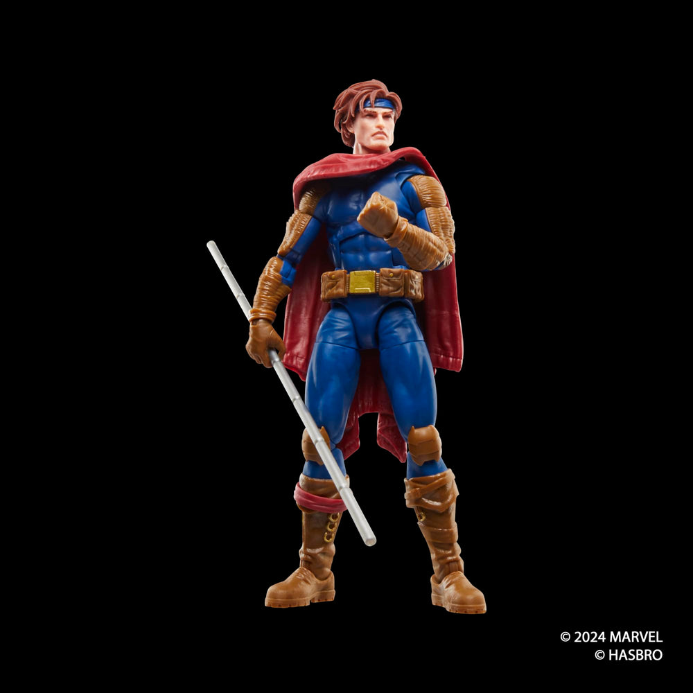 Gambit figure includes accessories to expand display options