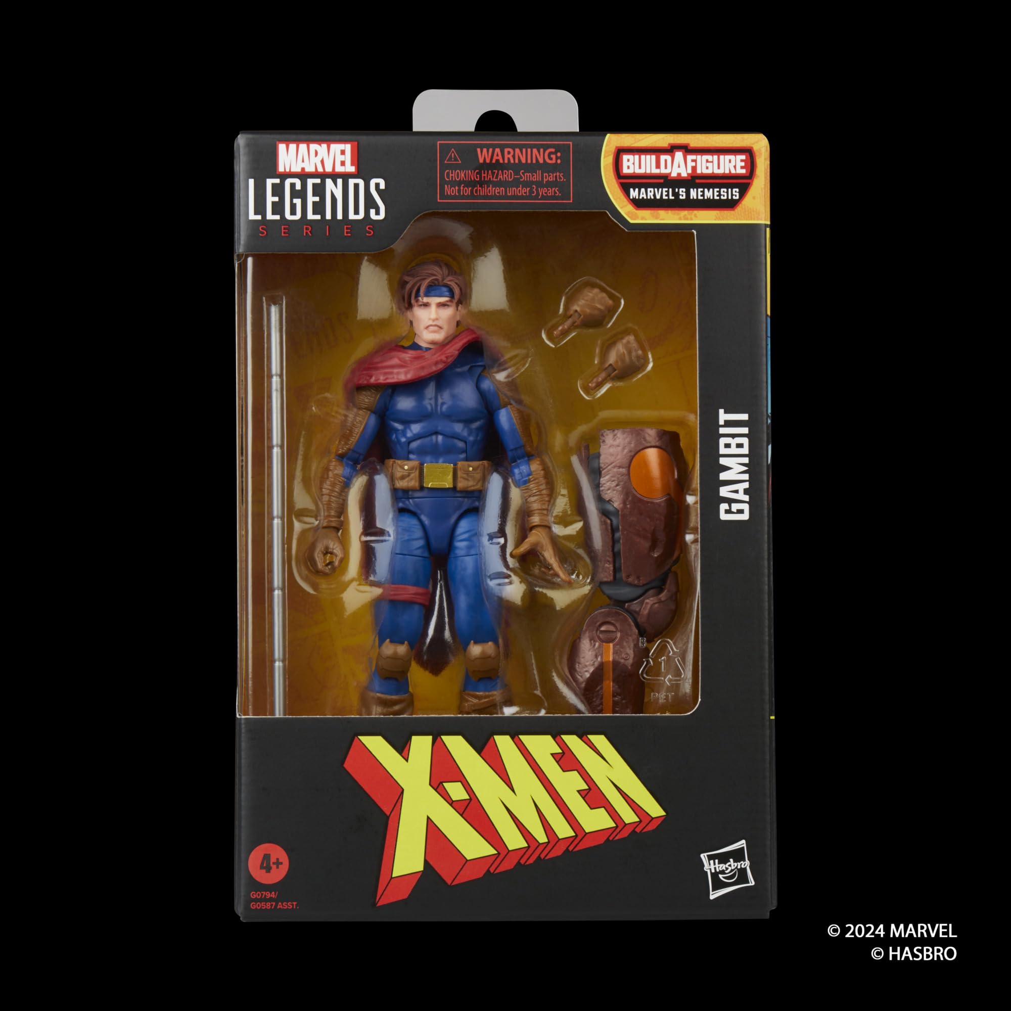 Gambit figure articulation for poseable display and dioramas