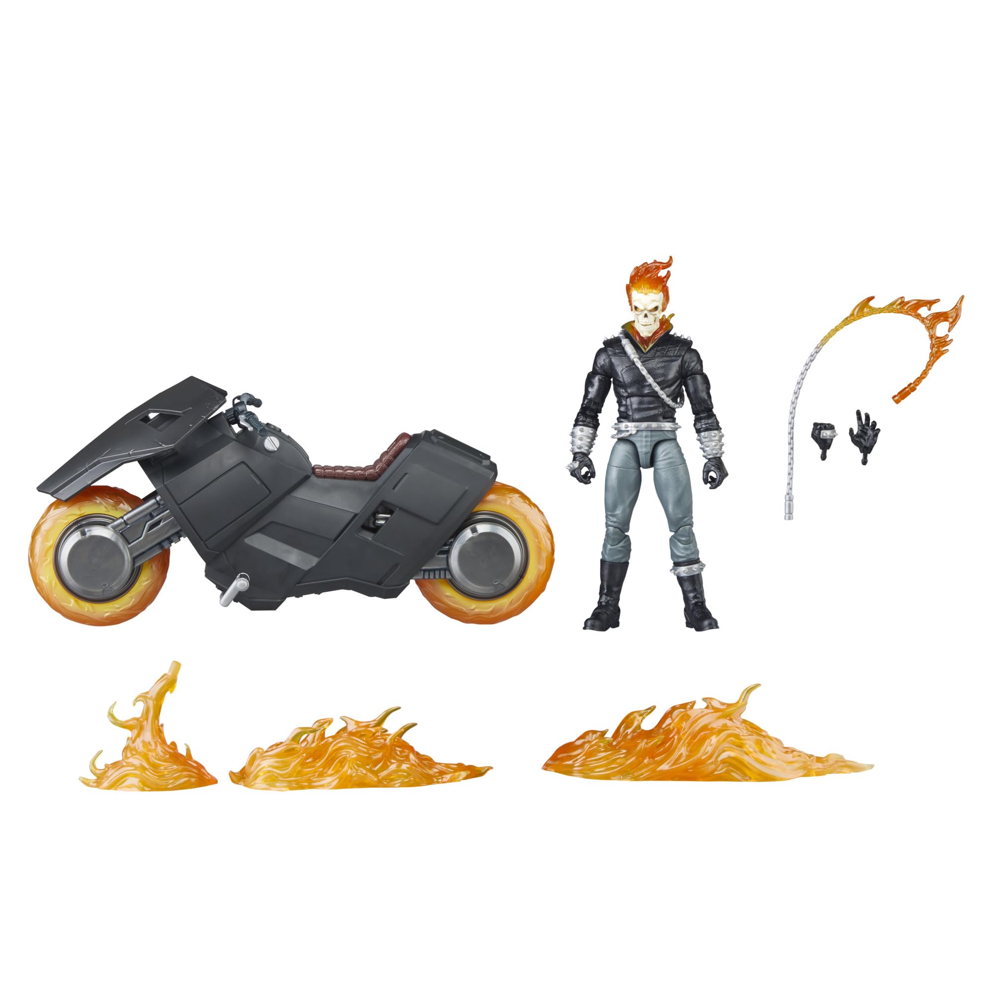 Marvel Ghost Rider figure with detailed sculpt for display and collection