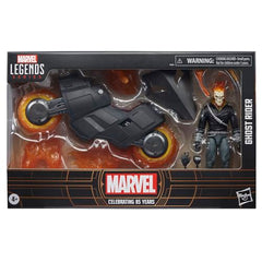 Marvel Ghost Rider Hell Cycle vehicle with translucent fire effects for dynamic display