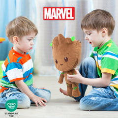 Collectible Groot pillow that complements room decor and playtime.
