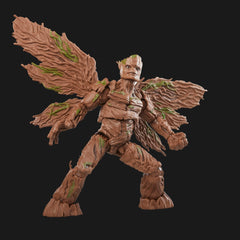 Marvel Groot poseable limbs enable dynamic action poses.