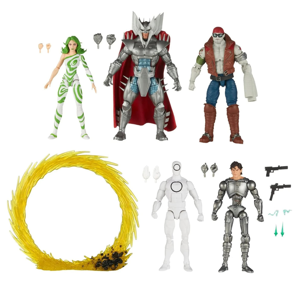Marvel Hasbro Legends X-Men Villains 60th Anniversary set displayed for collectors.