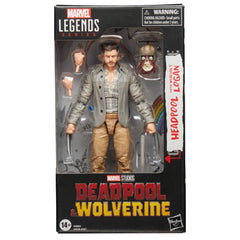 Marvel Headpool Logan Wolverine 6-inch figure with alternate hands for dynamic poses.