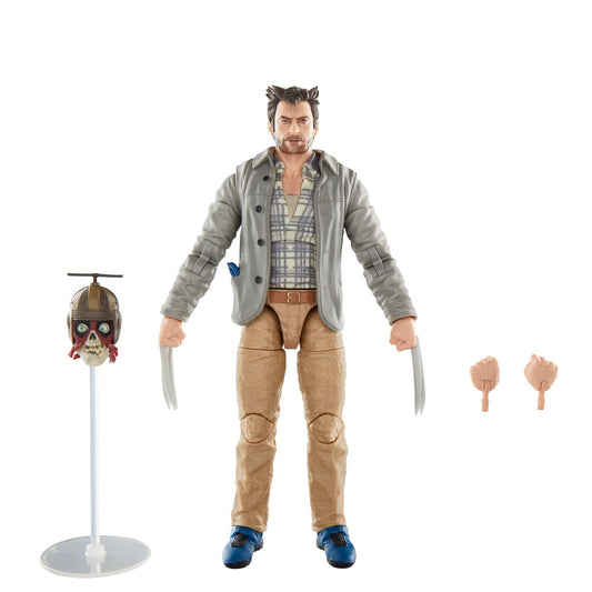 Marvel Headpool Logan Wolverine 6-inch figure front view for display collection.