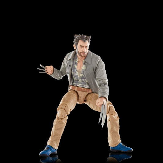 Marvel Headpool Logan Wolverine 6-inch figure side pose ideal for shelf display.