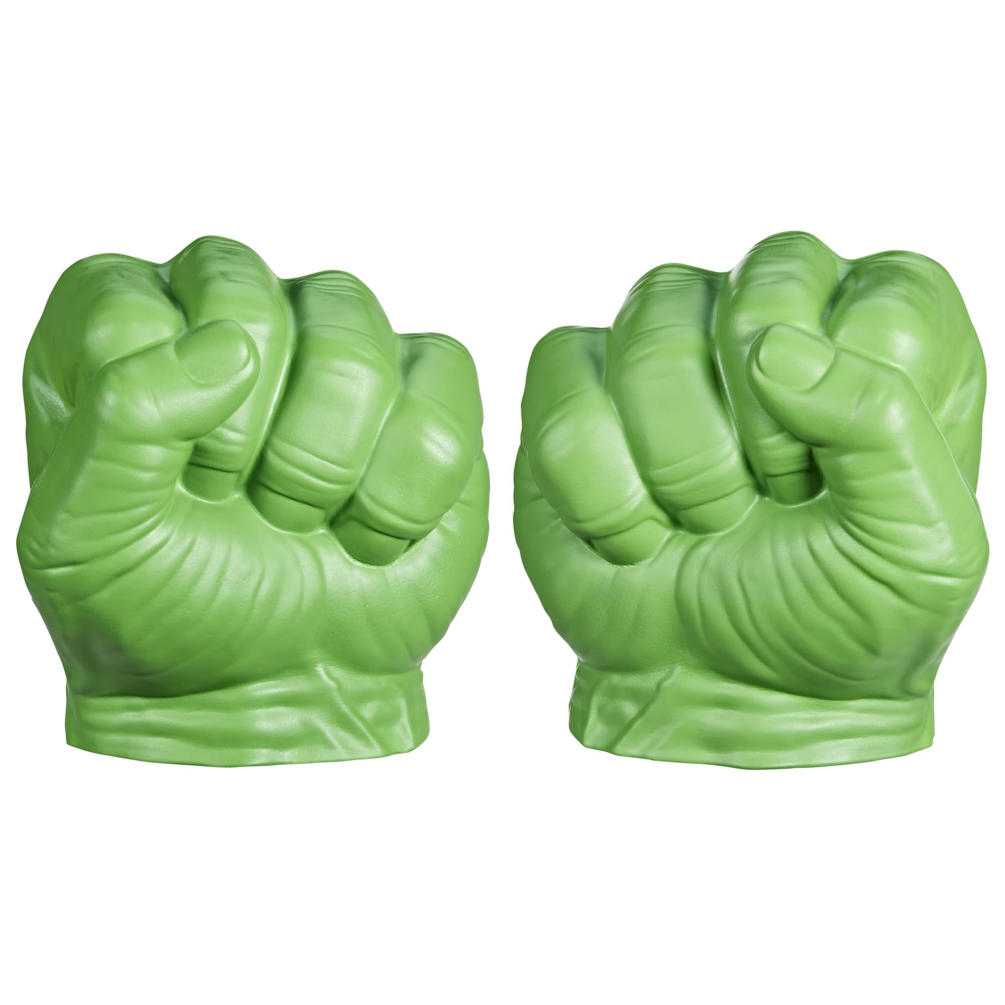 Marvel Hulk Gamma Smash Fists front view for safe, imaginative play.
