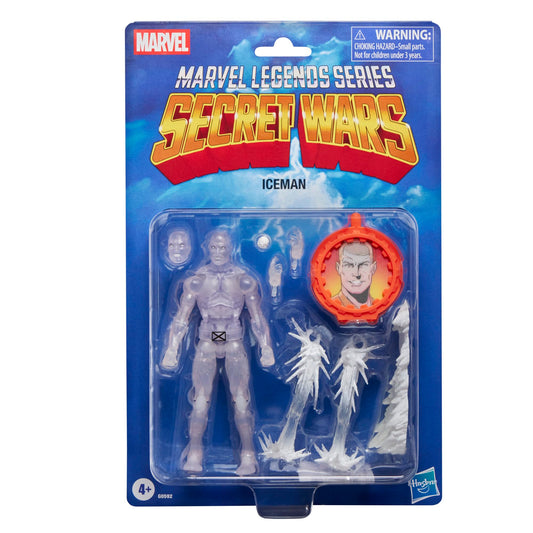 Marvel Ice Man figure front pose for dynamic display