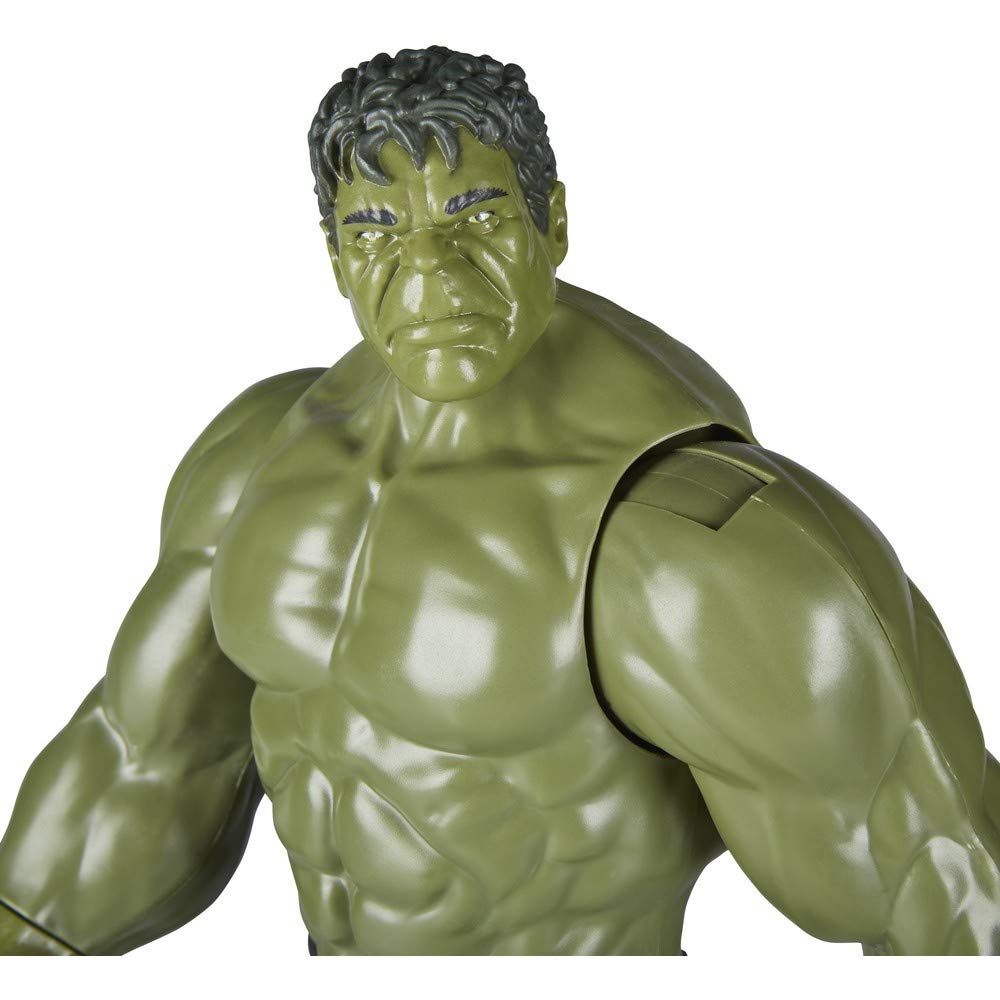 Marvel Infinity War Hulk 12-inch close-up face detail shows movie-inspired detailing.