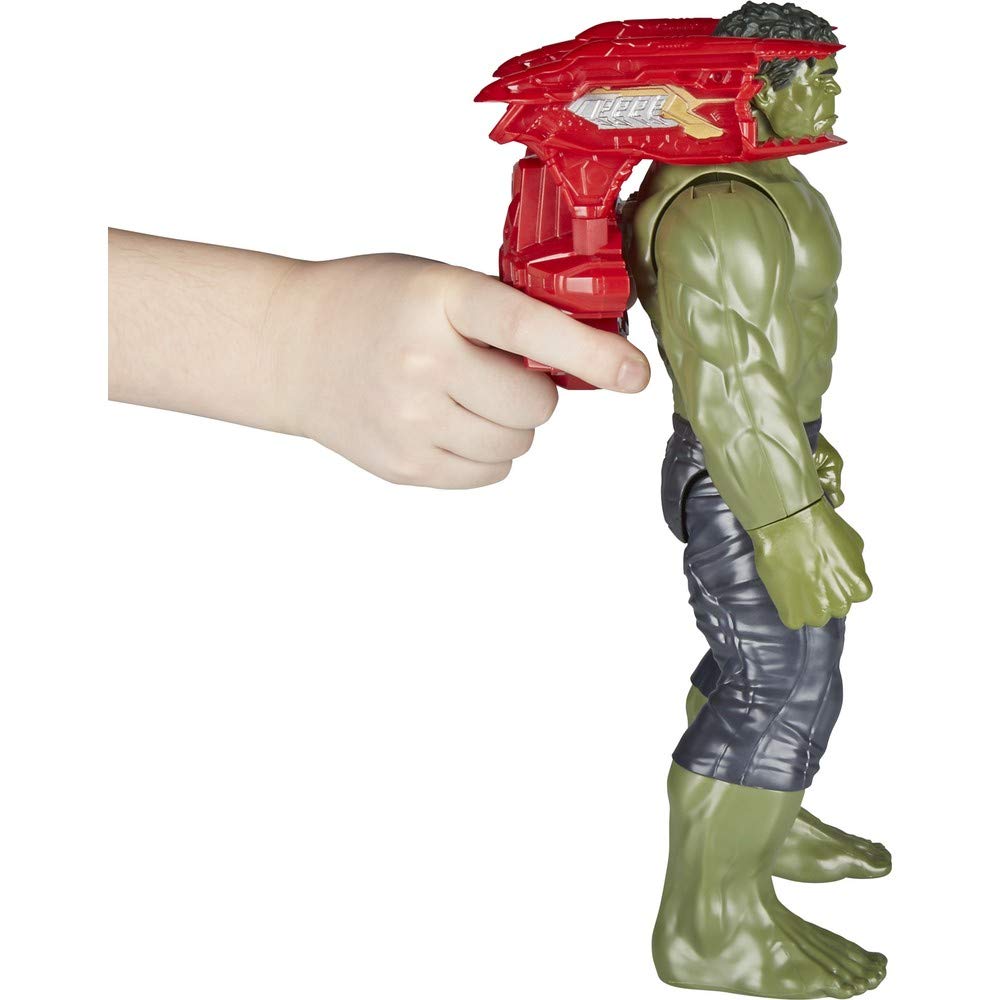 Marvel Infinity War Hulk 12-inch Power FX port close-up for pack compatibility.