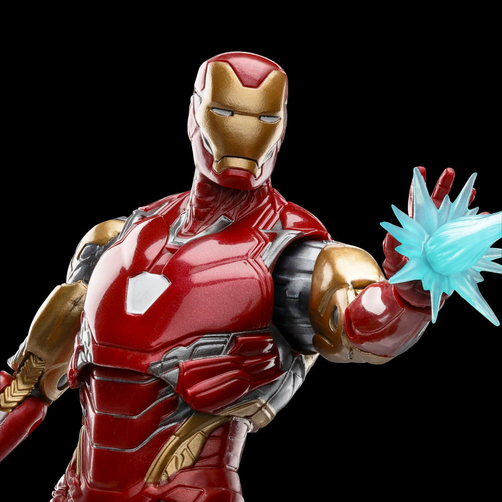 Marvel Iron Man Endgame armor detail close-up highlights movie-accurate deco.