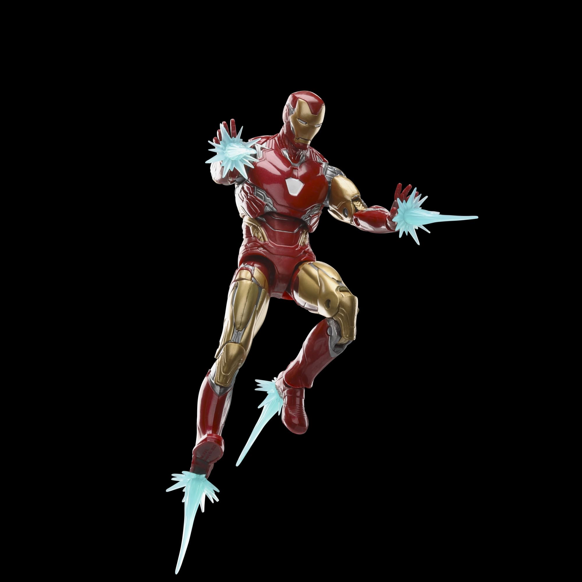Marvel Iron Man Endgame window box showcases packaging art on shelf.