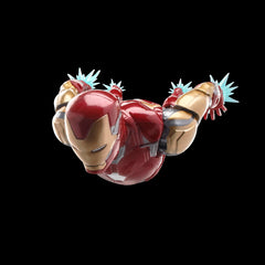 Marvel Iron Man Mark LXXXV repulsor hands swap for versatile poses.