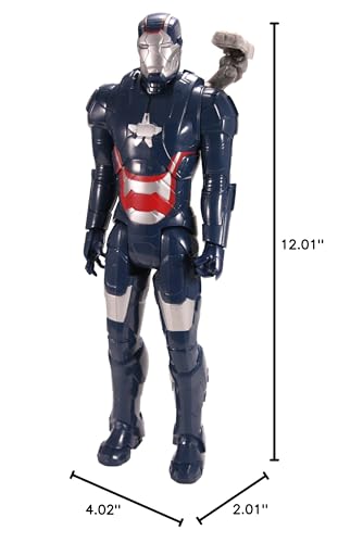 Marvel Iron Patriot armor-detail highlight for display and storytelling.