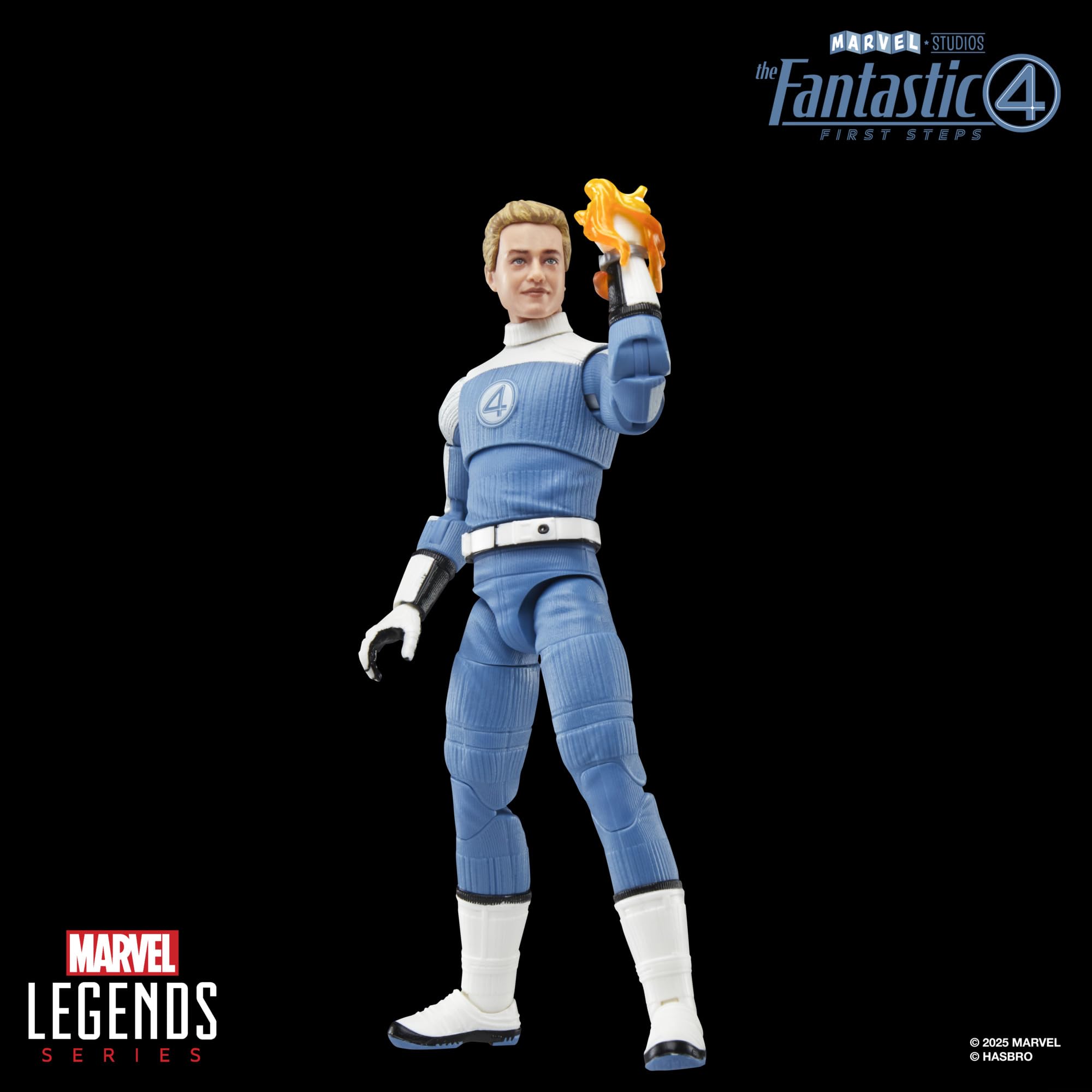 Marvel Johnny Storm alternate hands expand posing and display options.