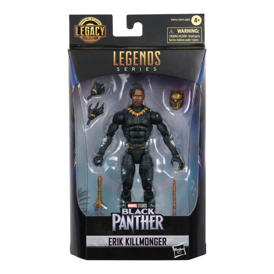 Marvel Killmonger 6-inch figure articulation enables easy posing.