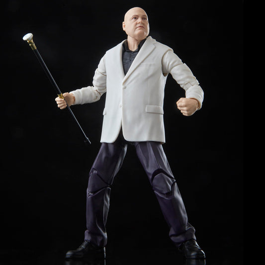 Marvel Kingpin figure articulation posing demonstrates poseability for display.