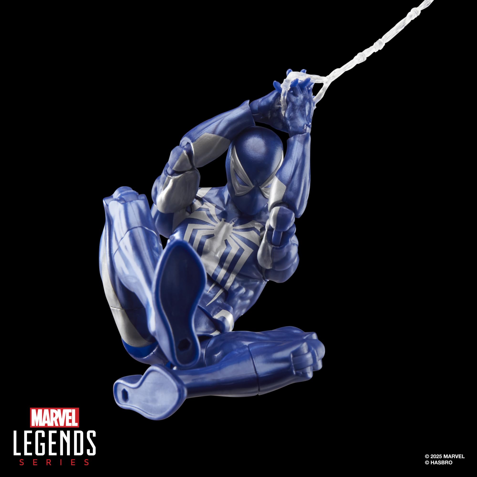 Marvel Legends gamerverse Peter Parker Anti-Venom suit in a dynamic pose