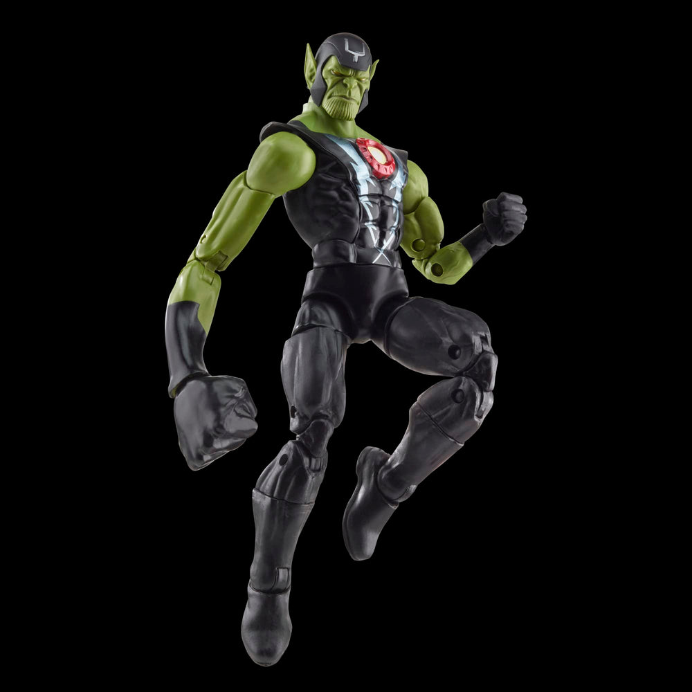 Nine accessories including alternate head and hands for versatility.