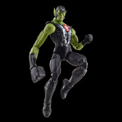 Nine accessories including alternate head and hands for versatility.
