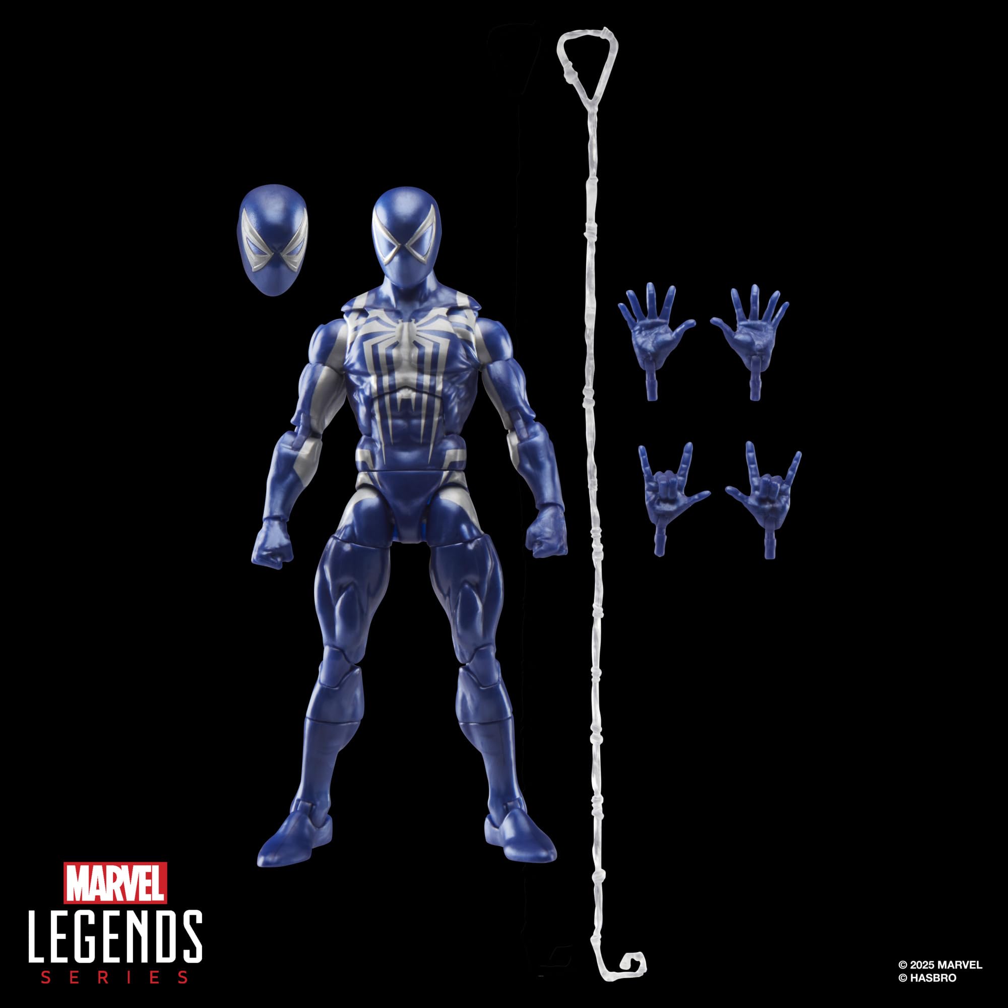 Marvel Legends Peter Parker Anti-Venom suit ready for gallery display