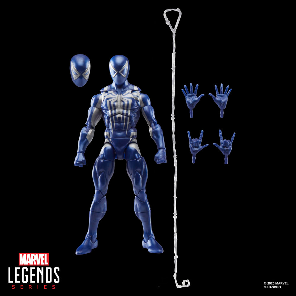 Marvel Legends Peter Parker Anti-Venom suit ready for gallery display