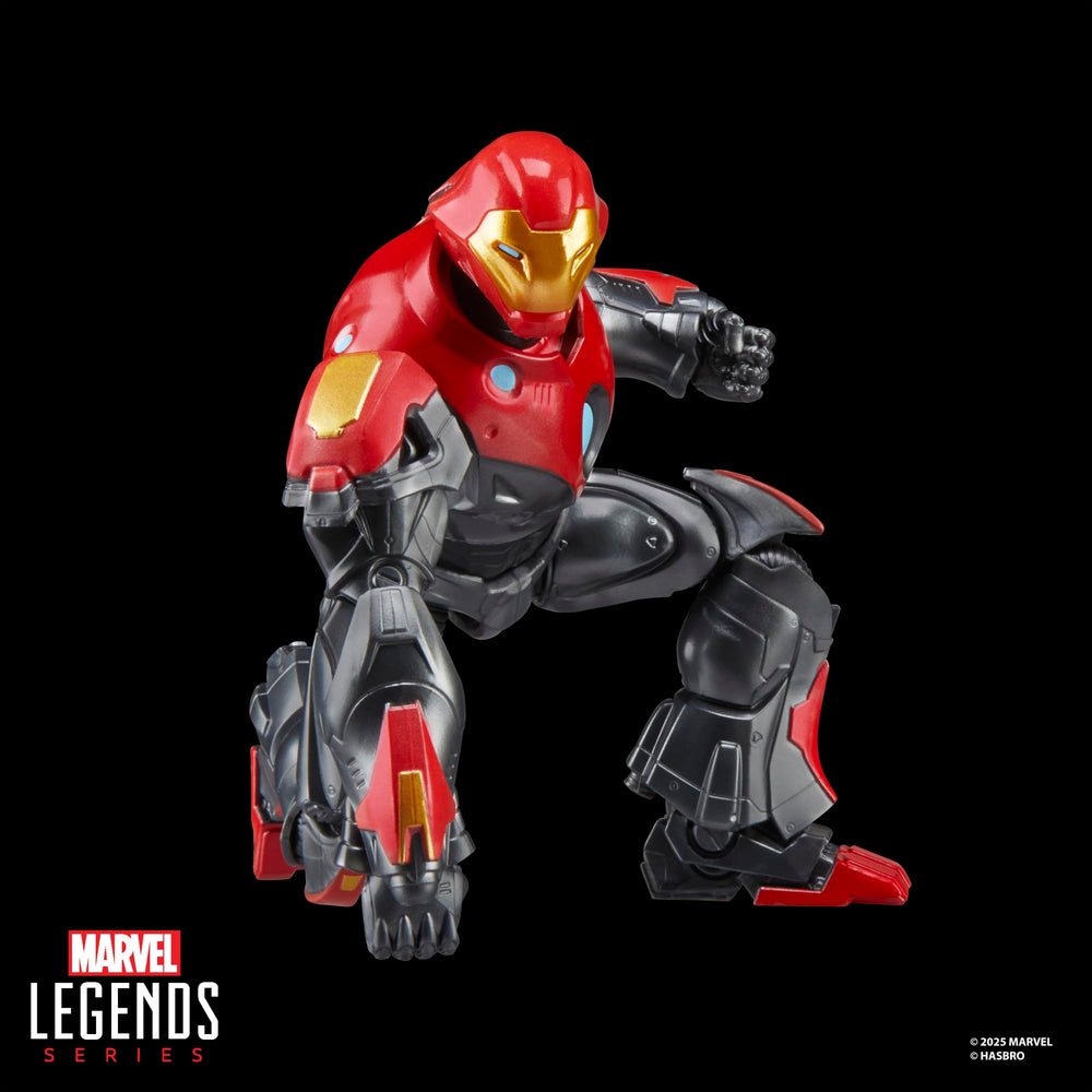 Marvel Legends Ultimate Iron Man on retro cardback for collector display