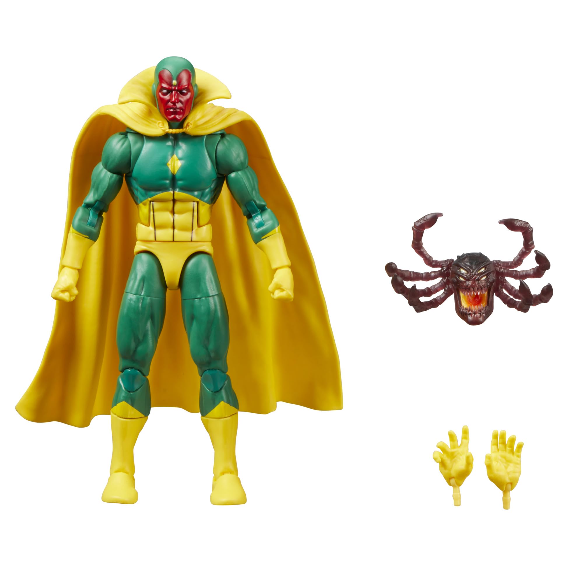 Marvel Vision figure front view highlighting comics-inspired design.