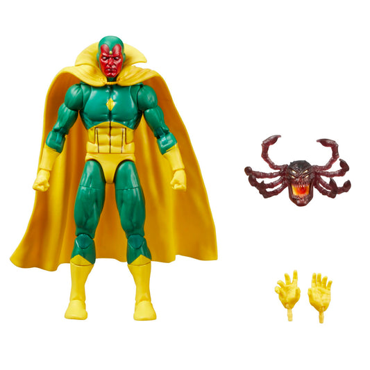 Marvel Vision figure front view highlighting comics-inspired design.