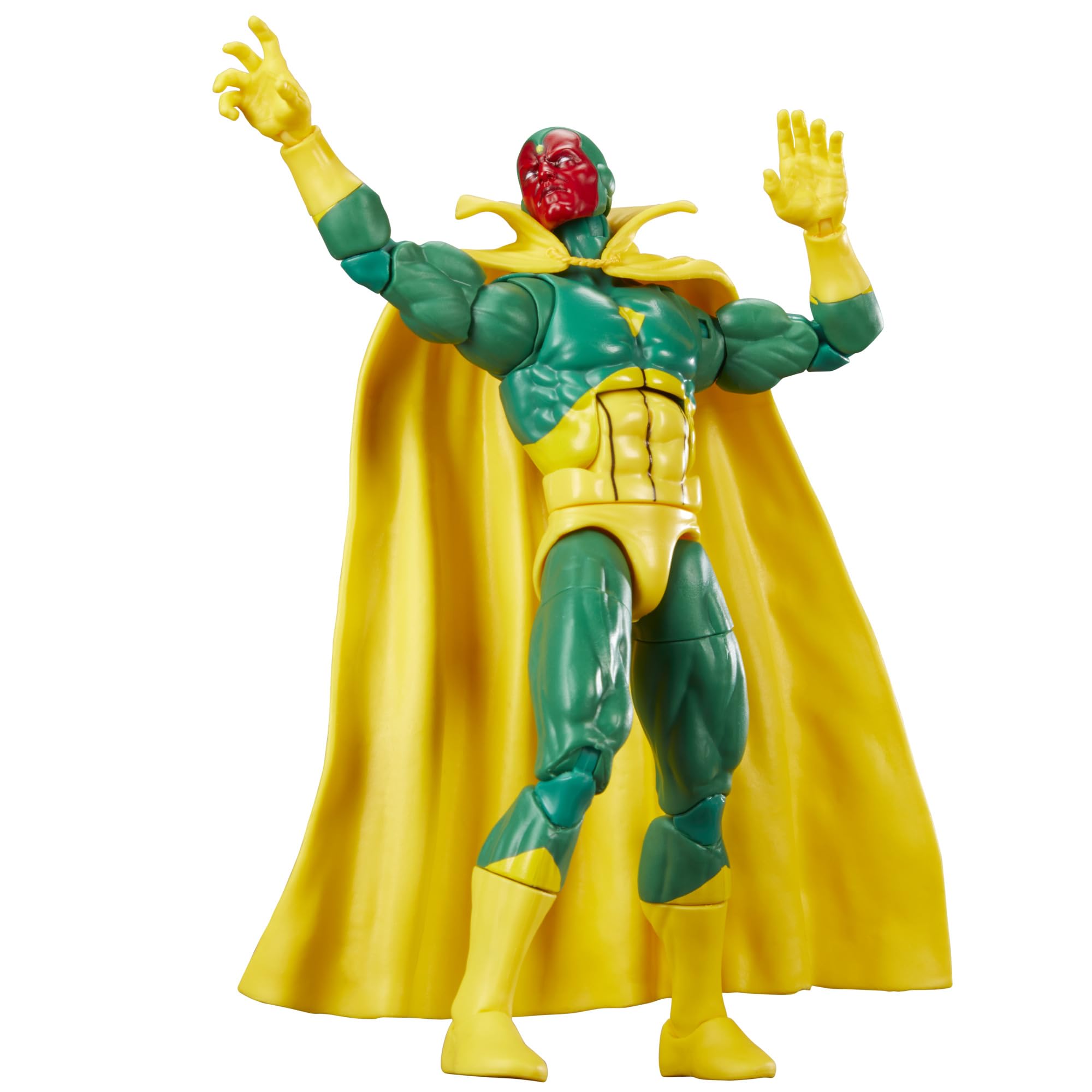 Premium deco and armor details on Vision figure.