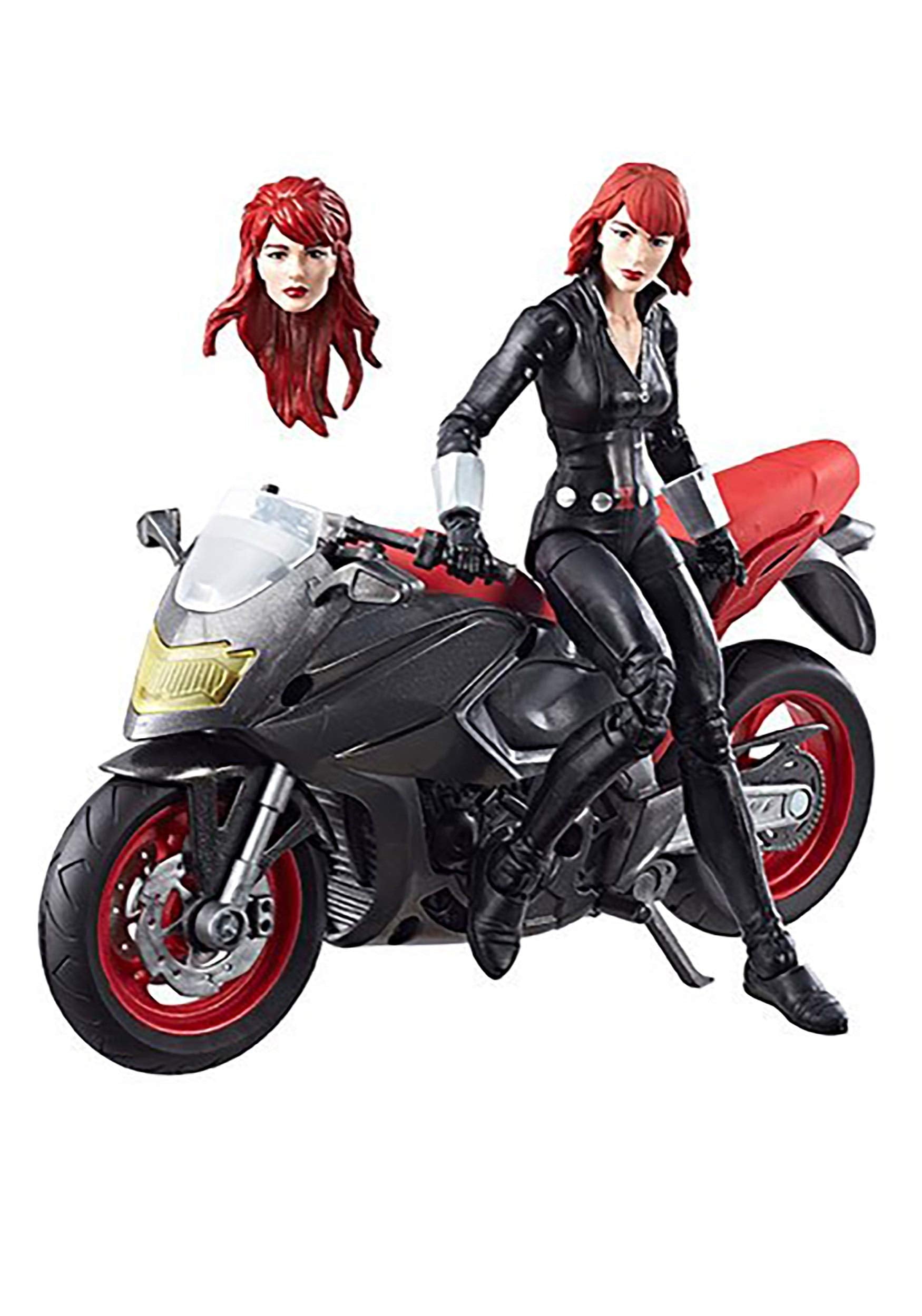 Marvel Legends Black Widow 6-inch figure with premium articulation for dynamic posing