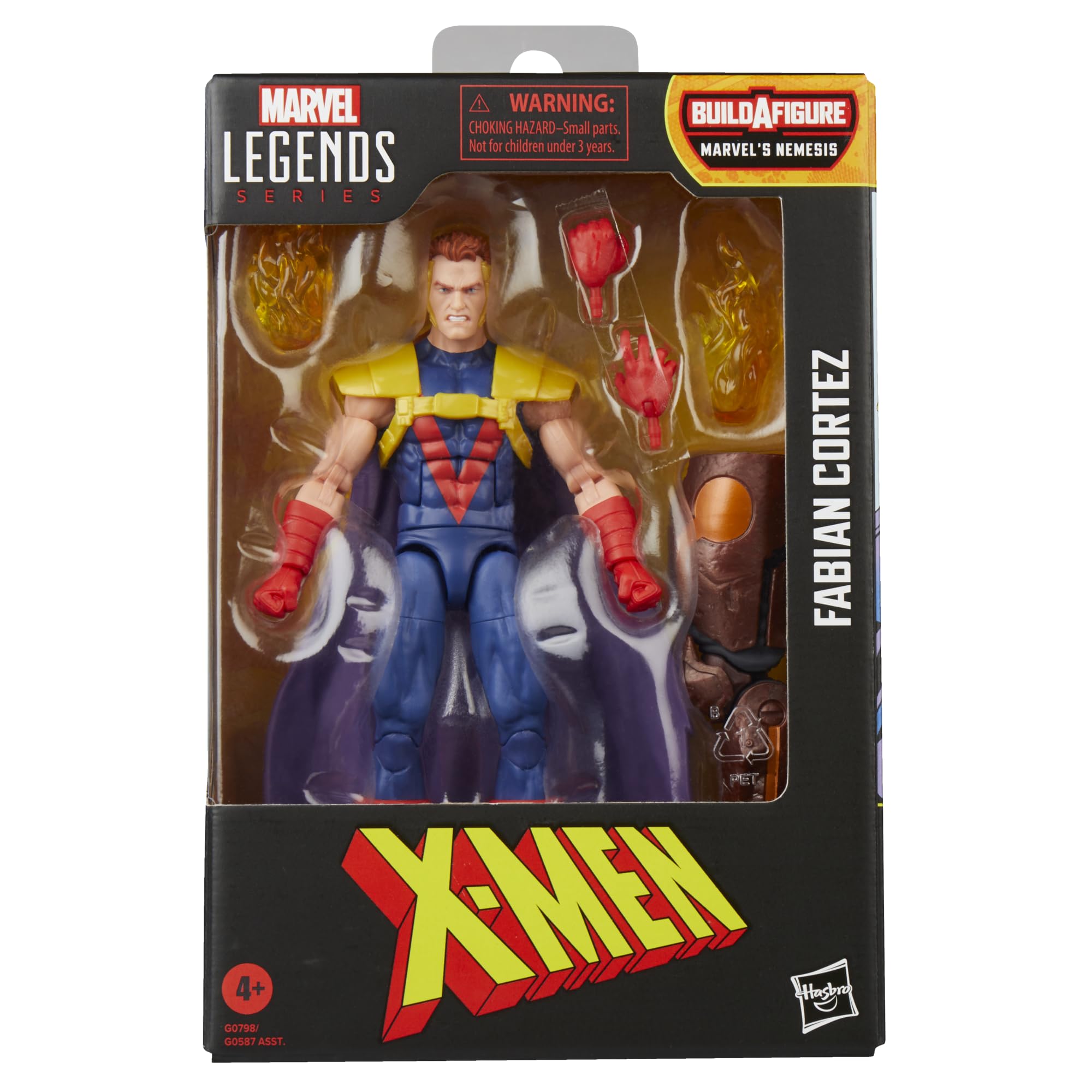 Marvel Legends Build-A-Figure leg piece Nemesis expands collection possibilities.