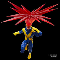 Marvel Legends Cyclops detailed features highlighting classic X-Men look