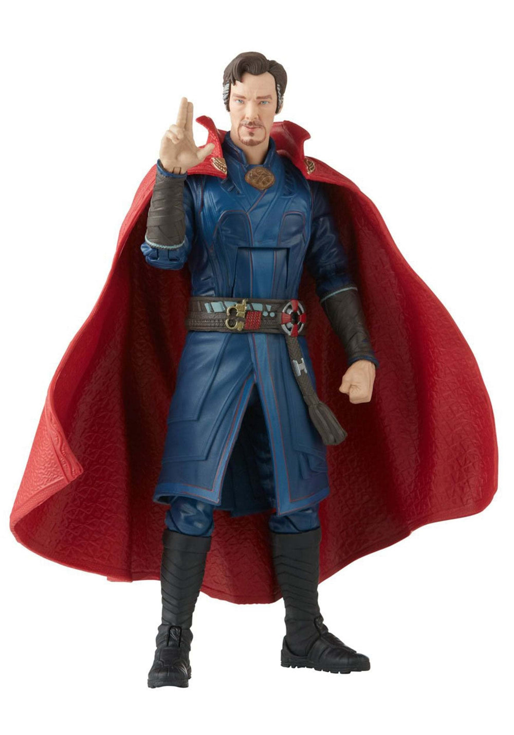 Marvel Legends Doctor Strange front view with premium poseable details for display.