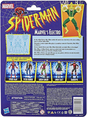 Marvel Legends Electro display-ready figure for shelf setups