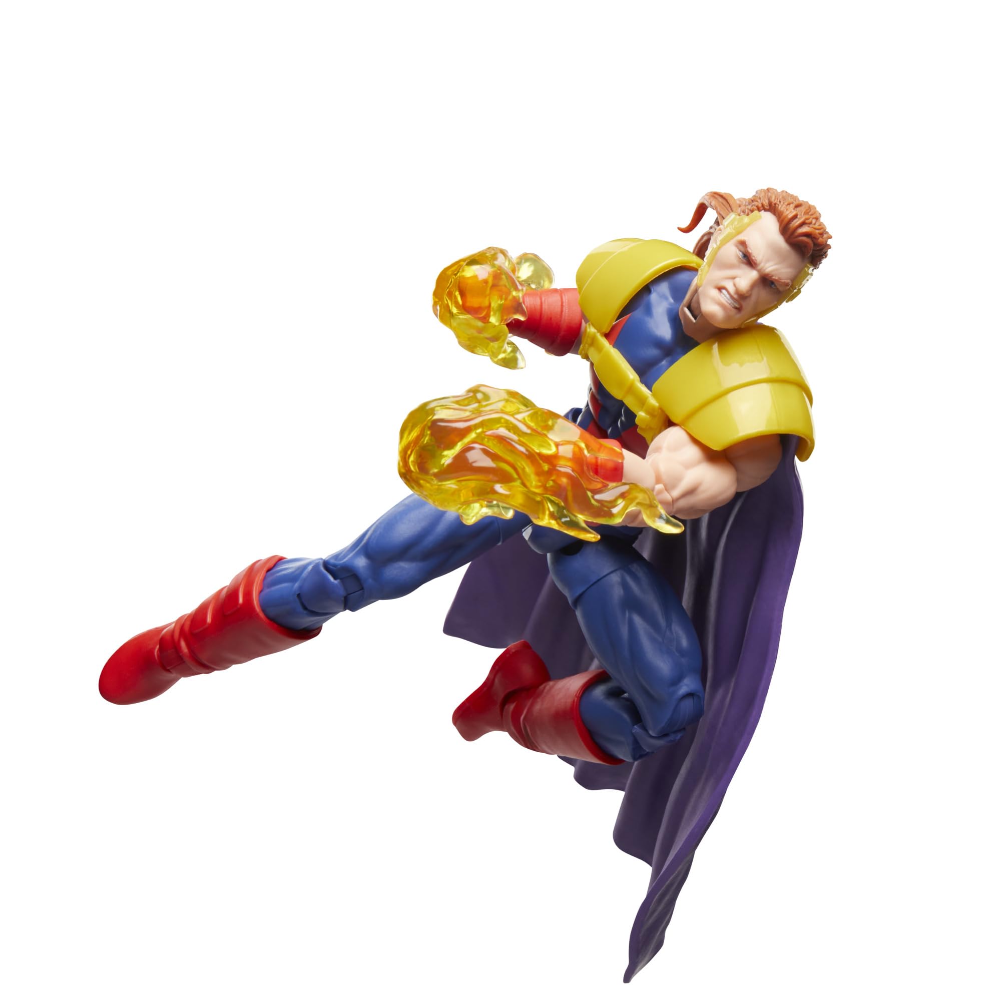 Marvel Legends Fabian Cortez figure articulation highlights enable dramatic X-Men scenes.