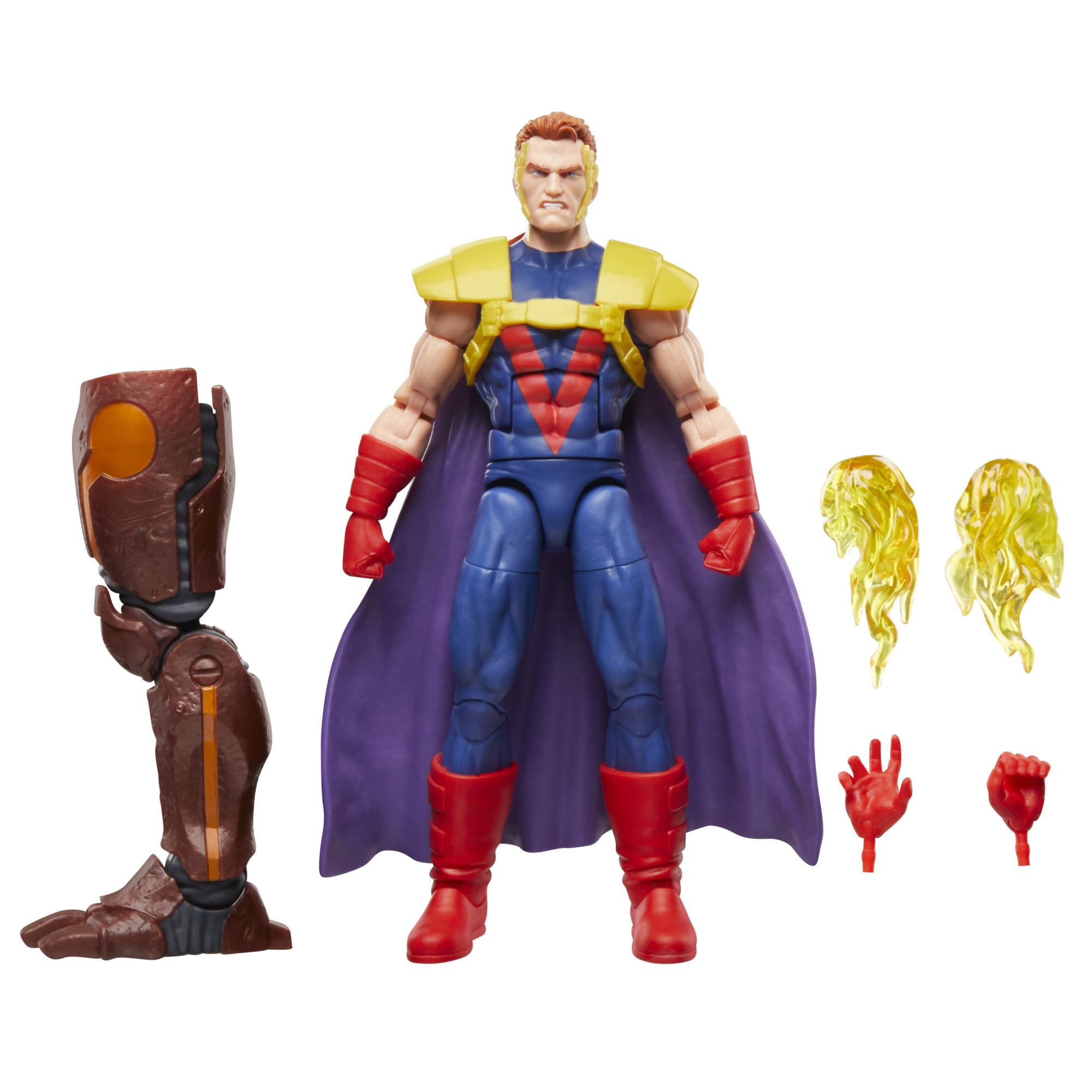 Marvel Legends Fabian Cortez figure front view with premium detailing for display.