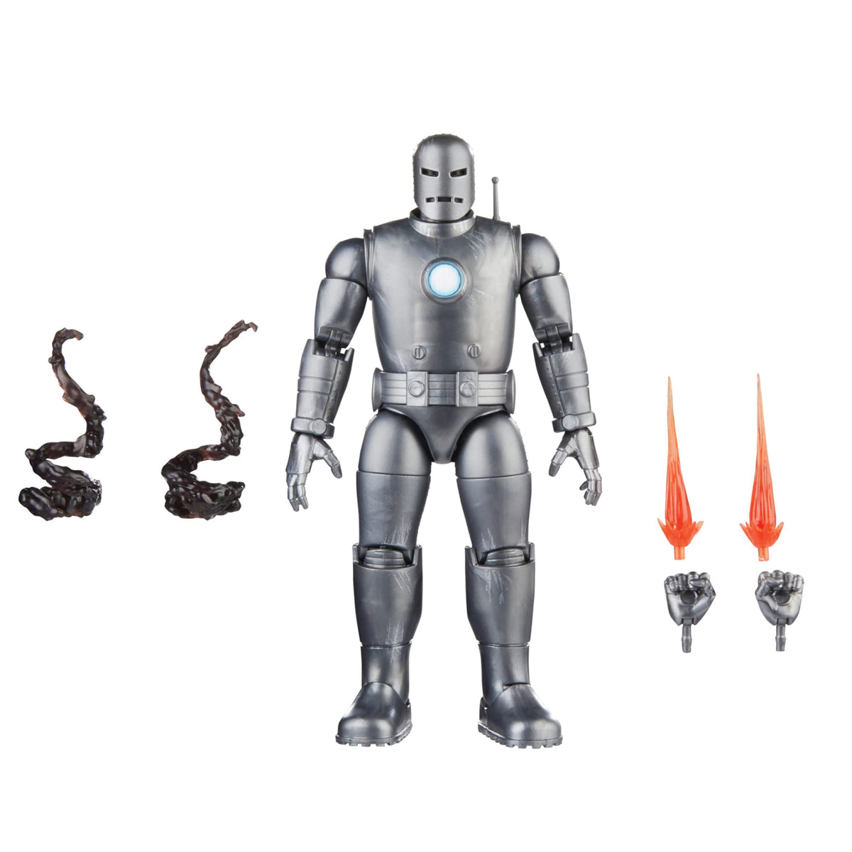 Marvel Legends Iron Man Model 01 armour detail for display and admiration