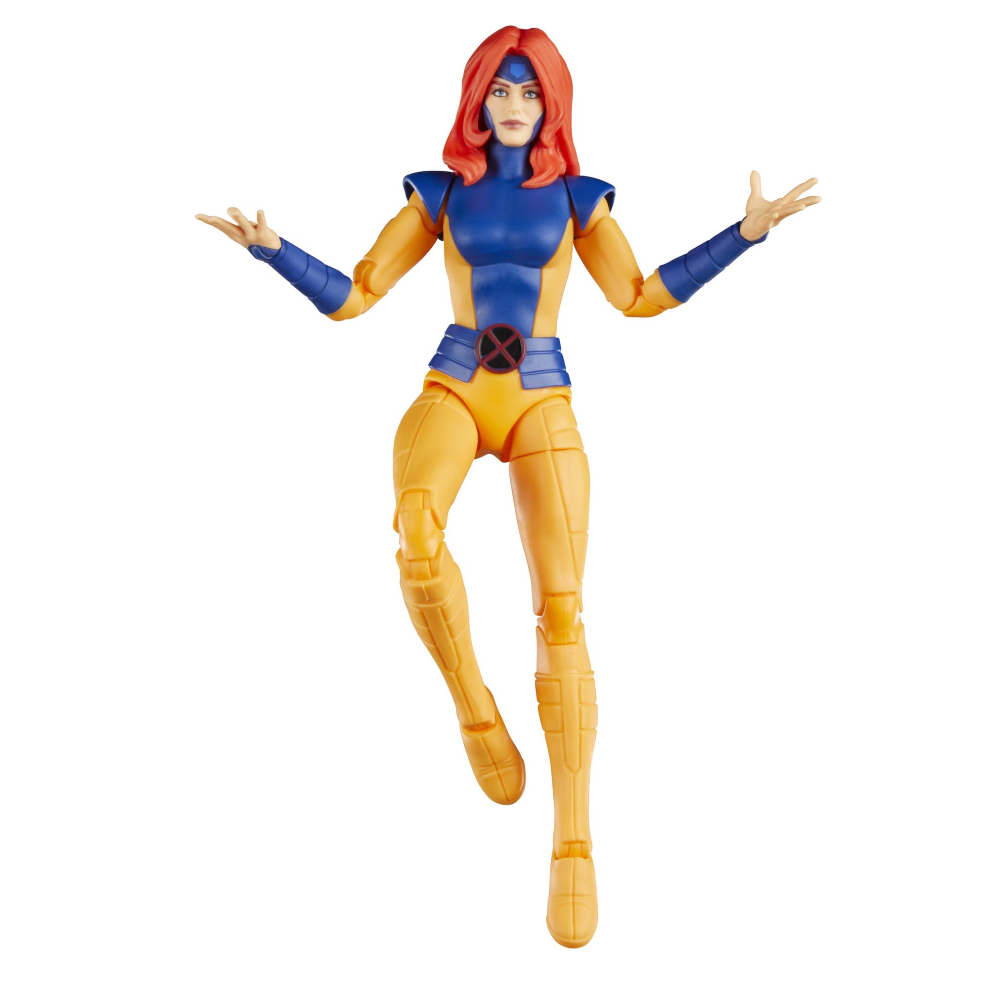 Marvel Legends Jean Grey X-Men ’97 packaging features retro blister card for collectors