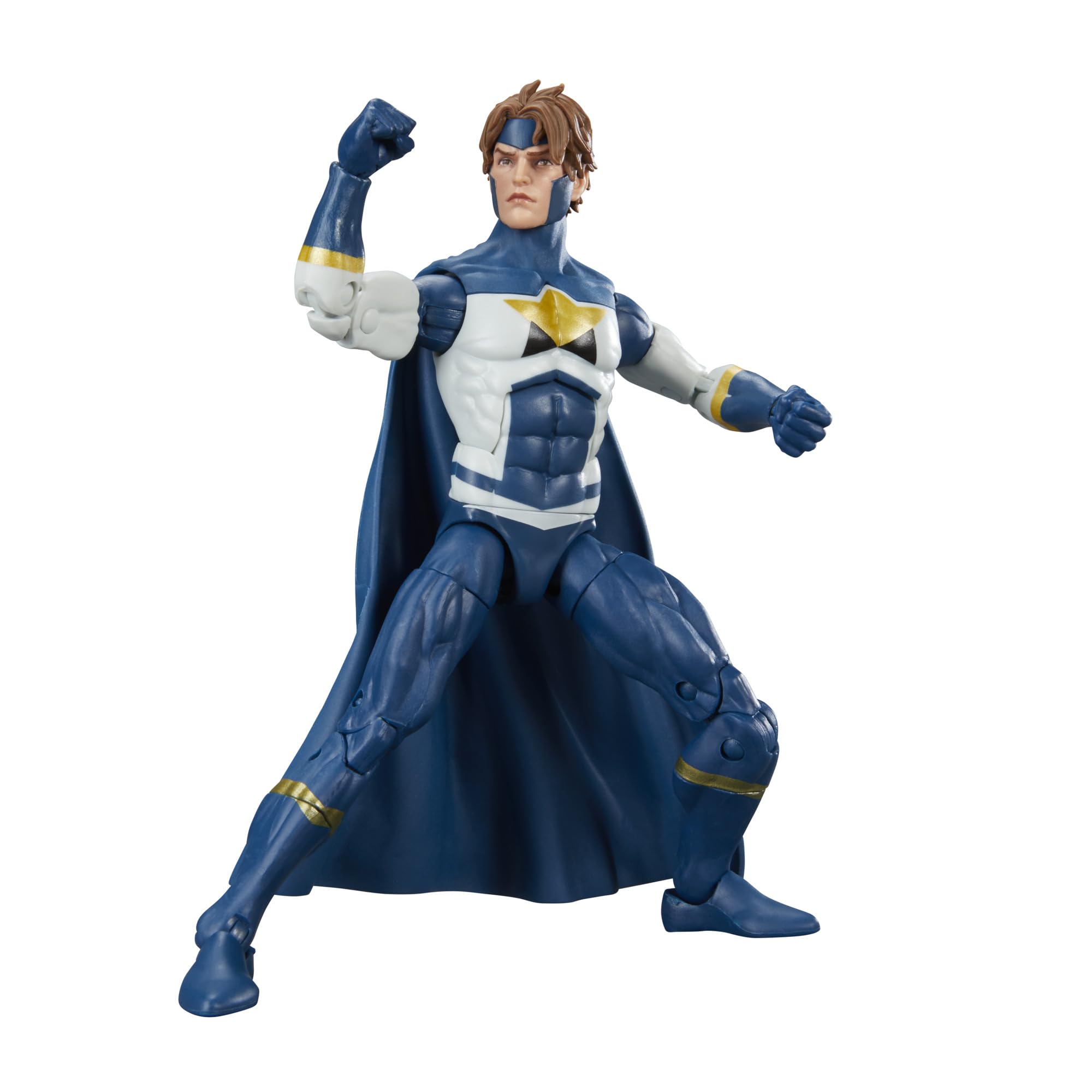 Display-ready Marvel Legends figure from the New Warriors lineup for shelf setup.