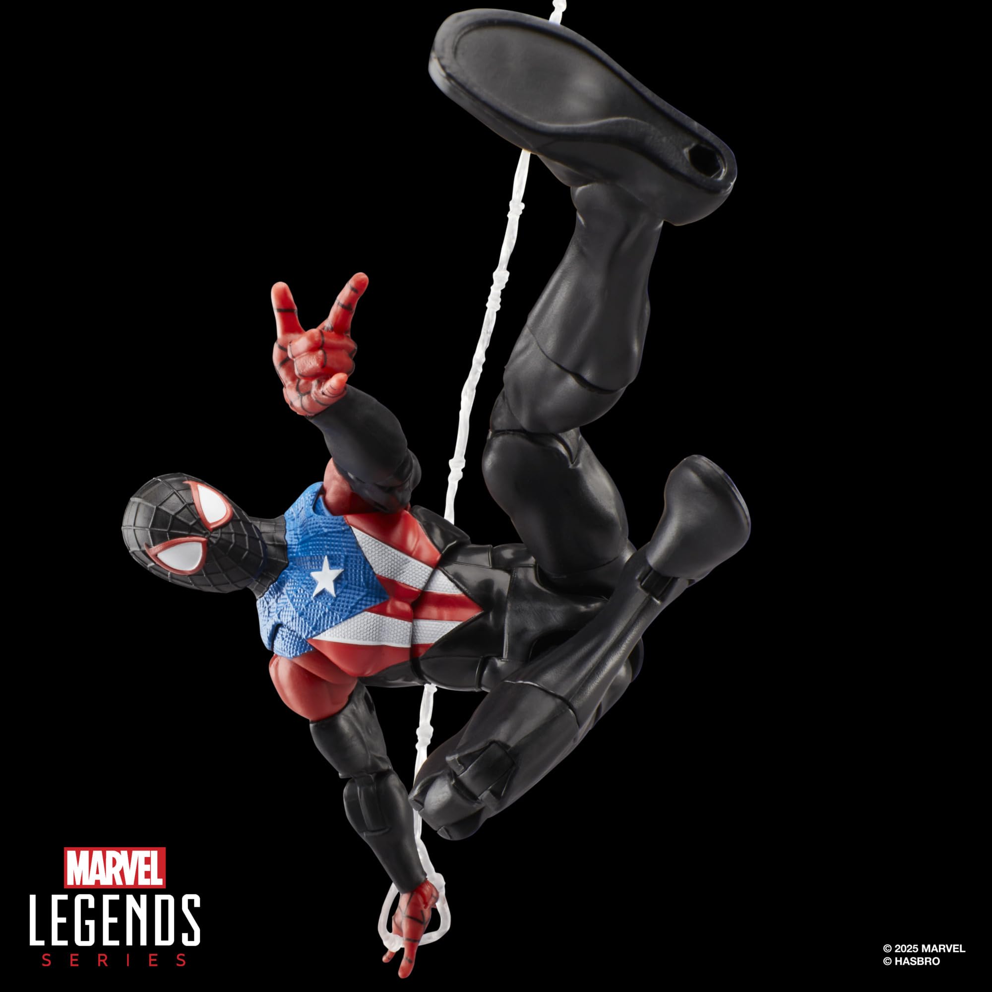 Marvel Legends Miles Morales Boricua Suit accessories pack enhances display options
